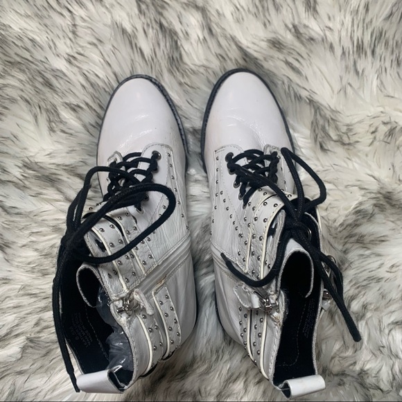 Rebecca Minkoff Jaiden stud combat boots size 8.5 - Picture 11 of 16